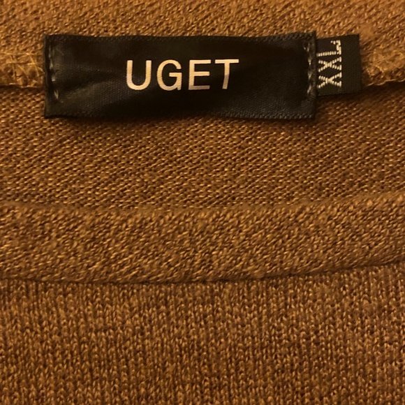 NWOT UGET Women's Oversized Tops Loose Fitting Pullover Shirt (Size 2xl) - Picture 3 of 4